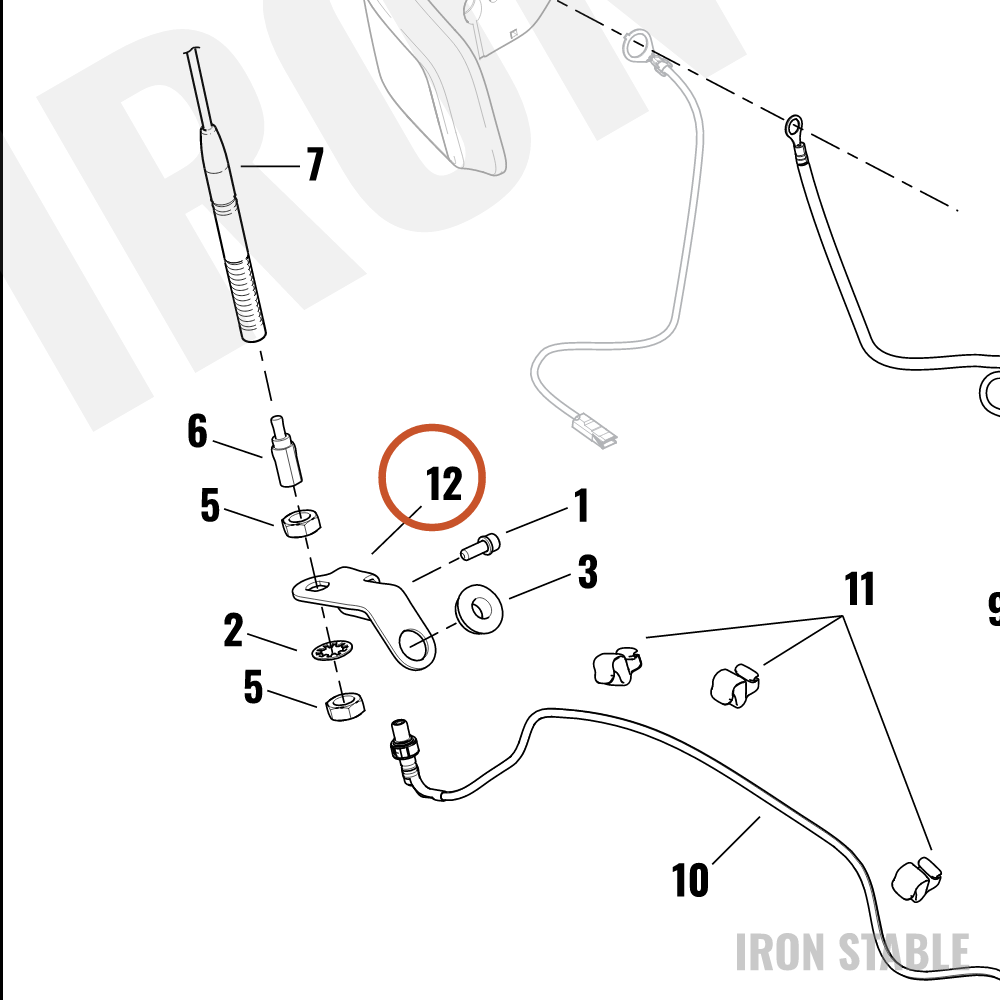 Harley-Davidson Antenna, Bracket