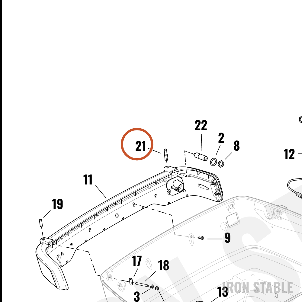 Harley-Davidson Stud, Antenna(Po)