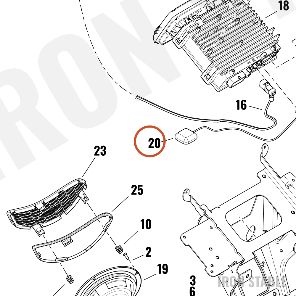 Harley-Davidson Antenna, Gps