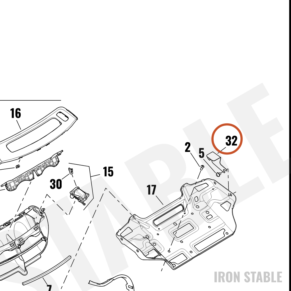 Harley-Davidson Bracket, Xm Antenna