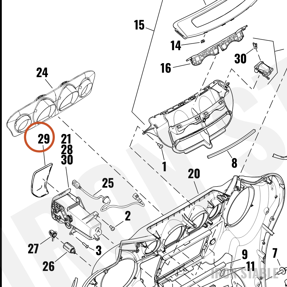 Harley-Davidson Stor Compt, Media, Door, Fairing,