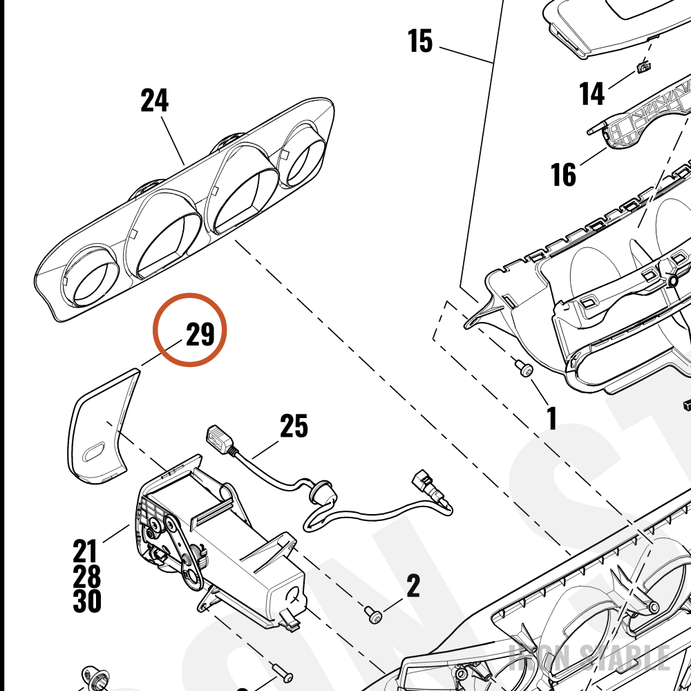 Harley-Davidson Stor Compt, Media, Door, Fairing,