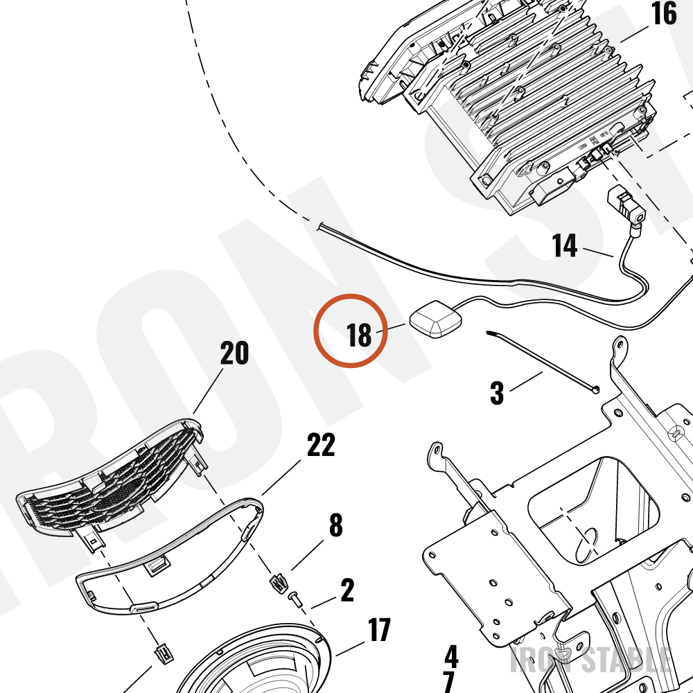 Harley-Davidson Antenna, Gps