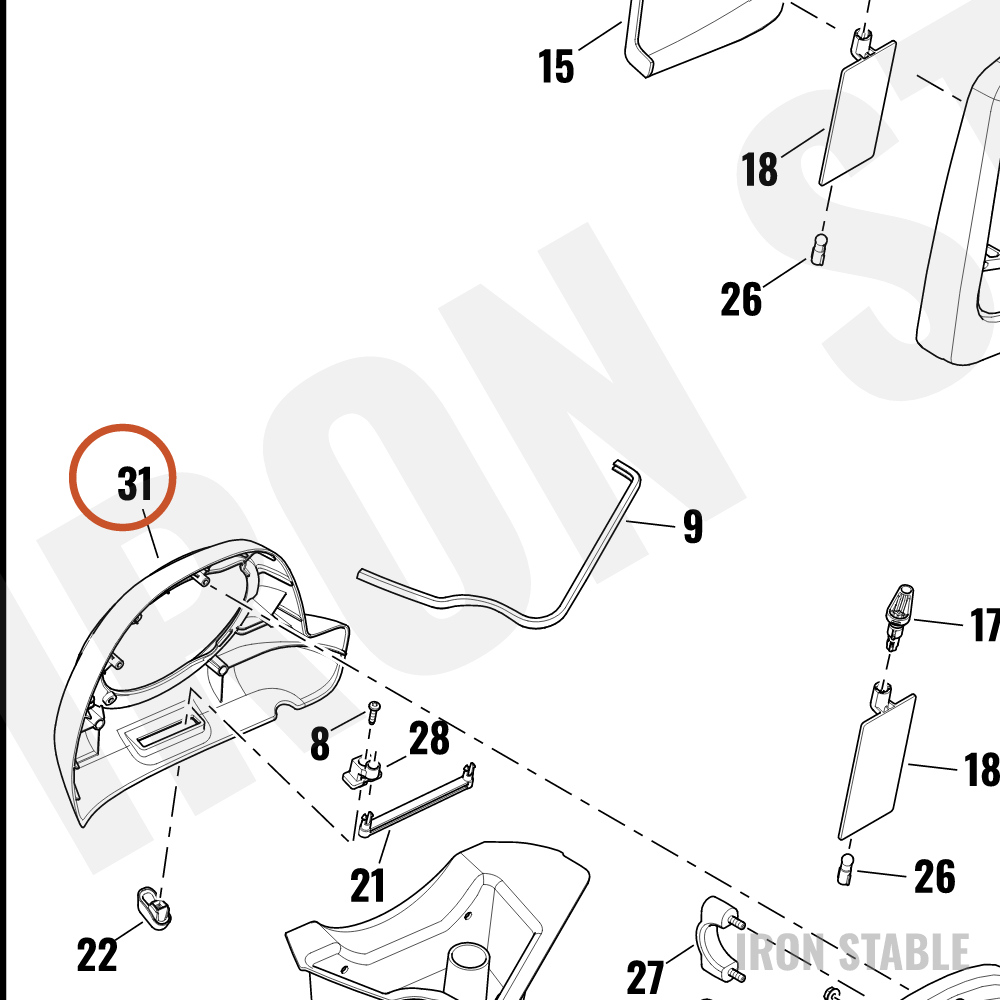 Harley-Davidson Encl, Spkr, Lower-Rh, Sld