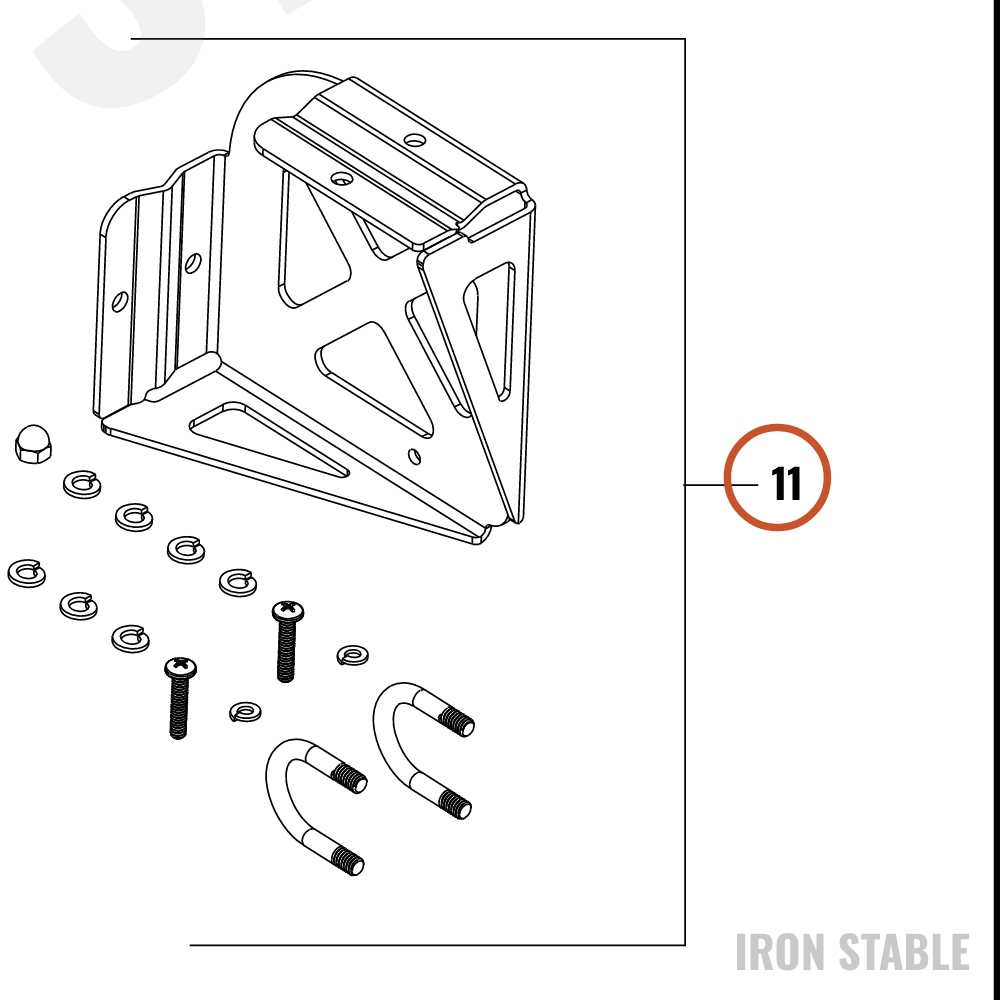 Harley-Davidson Kit, Infot, Speaker Bracket