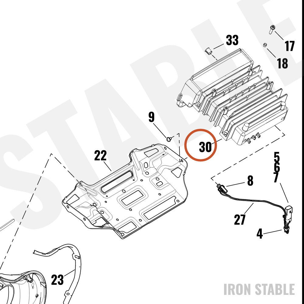 Harley-Davidson Stor Compt, Media, Glovebox Assembly