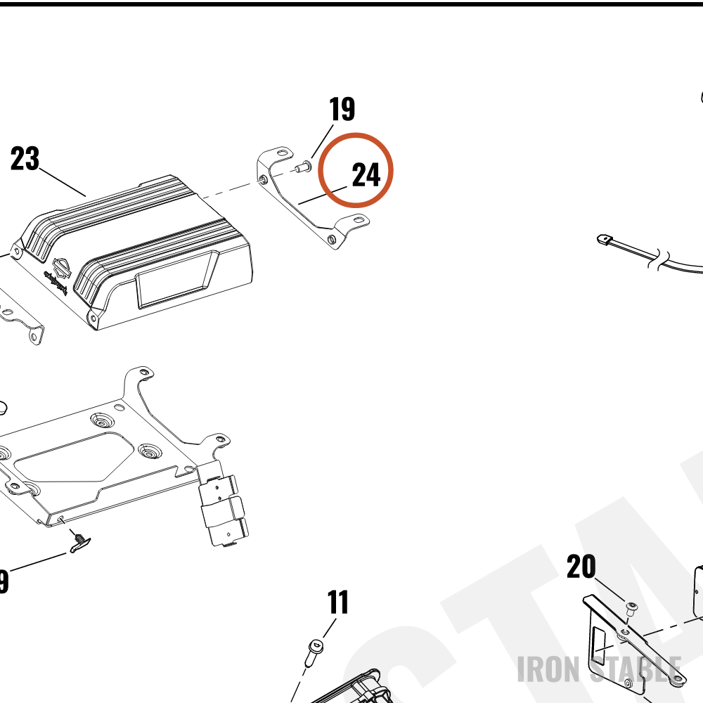 Harley-Davidson Mount, Infot, Bracket
