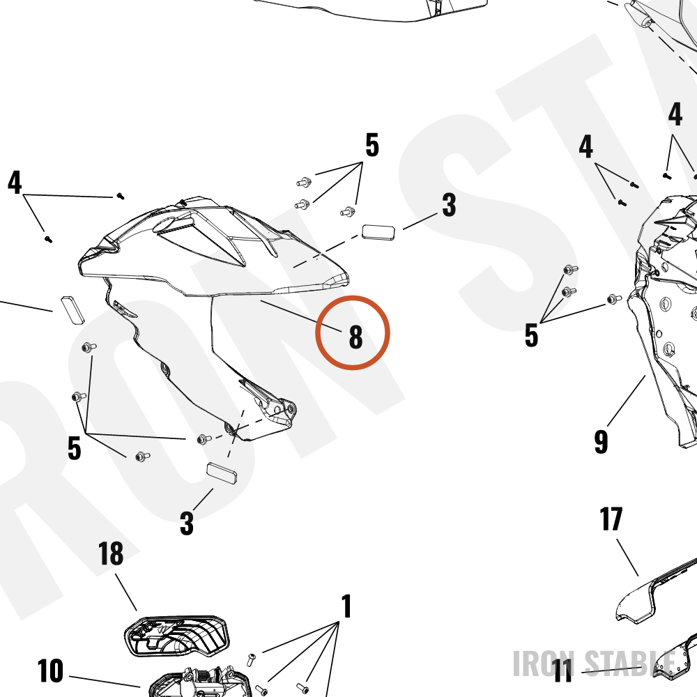 Harley-Davidson Encl, Spkr, Rh