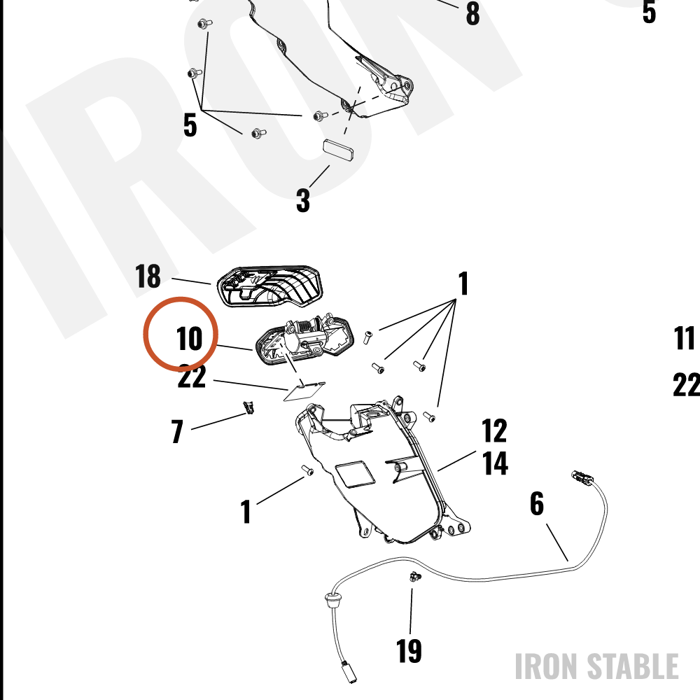 Harley-Davidson Stor Compt, Media, Hinge Frame A