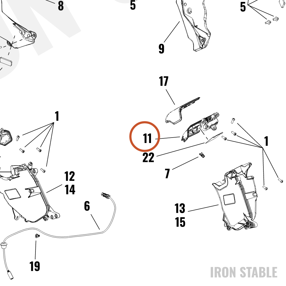 Harley-Davidson Stor Compt, Media, Hinge Frame A