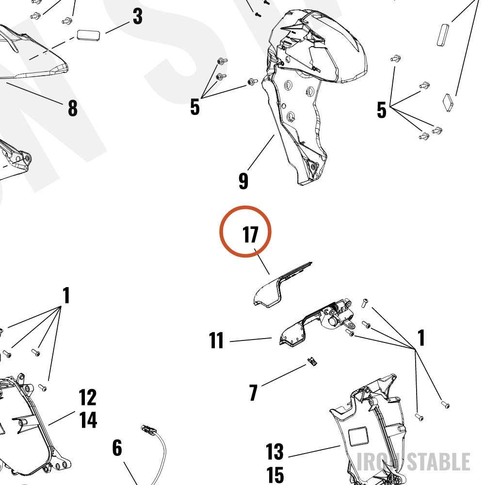 Harley-Davidson Stor Compt, Media, Door, Outer, Lh