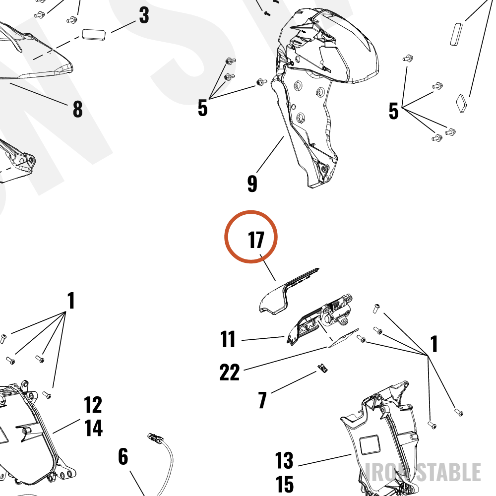 Harley-Davidson Stor Compt, Media, Door, Outer, Lh
