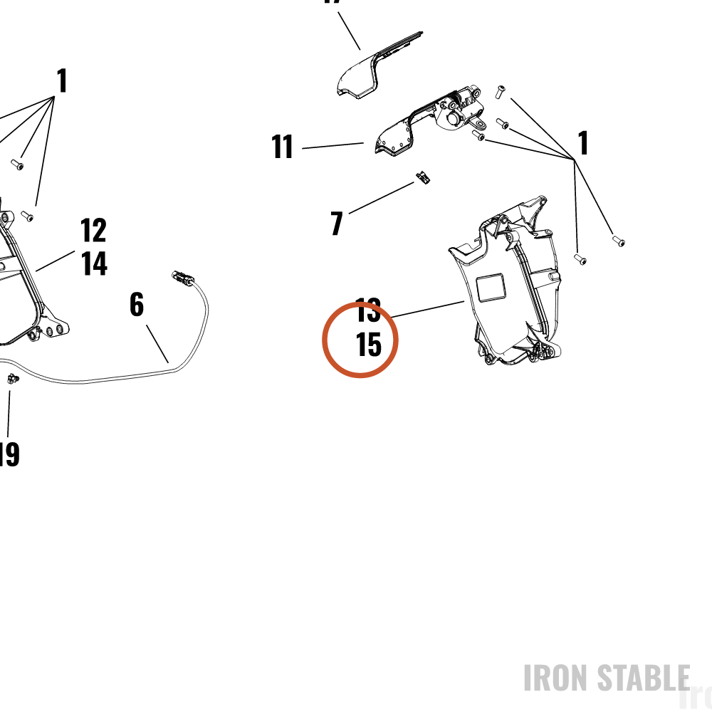 Harley-Davidson Stor Compt, Media, Rubber Liner, 