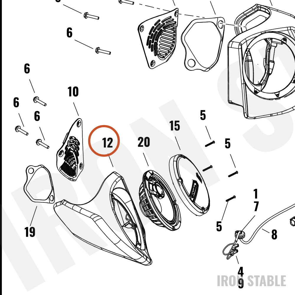Harley-Davidson Encl, Spkr, Tpak, Assembly, Rh