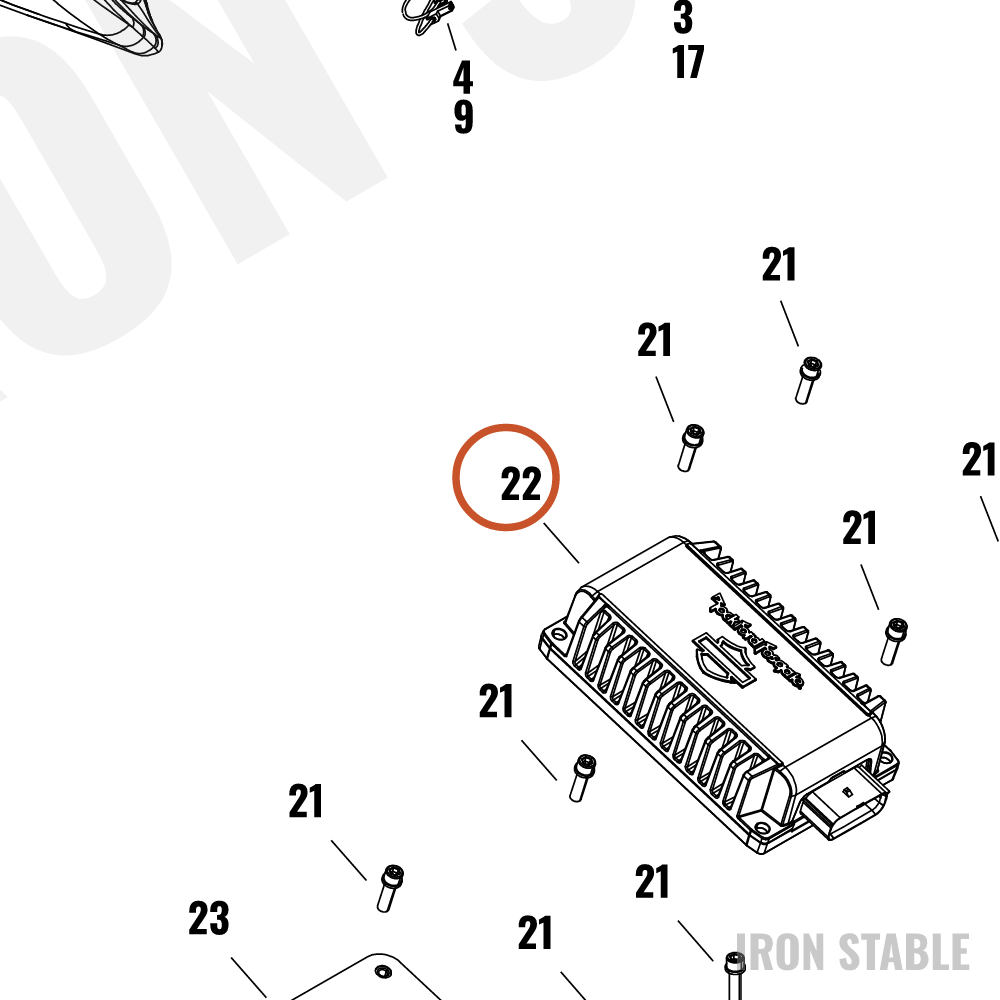 Harley-Davidson Kit, Infot, Amplifier, 600w