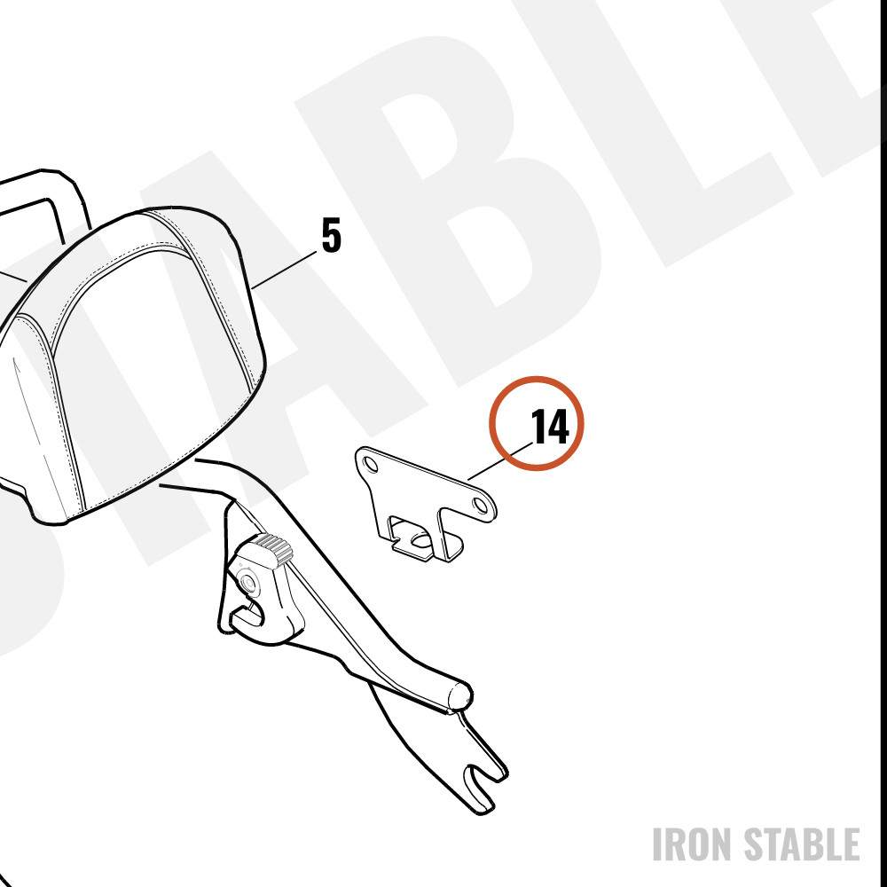 Harley-Davidson Bracket, Antenna