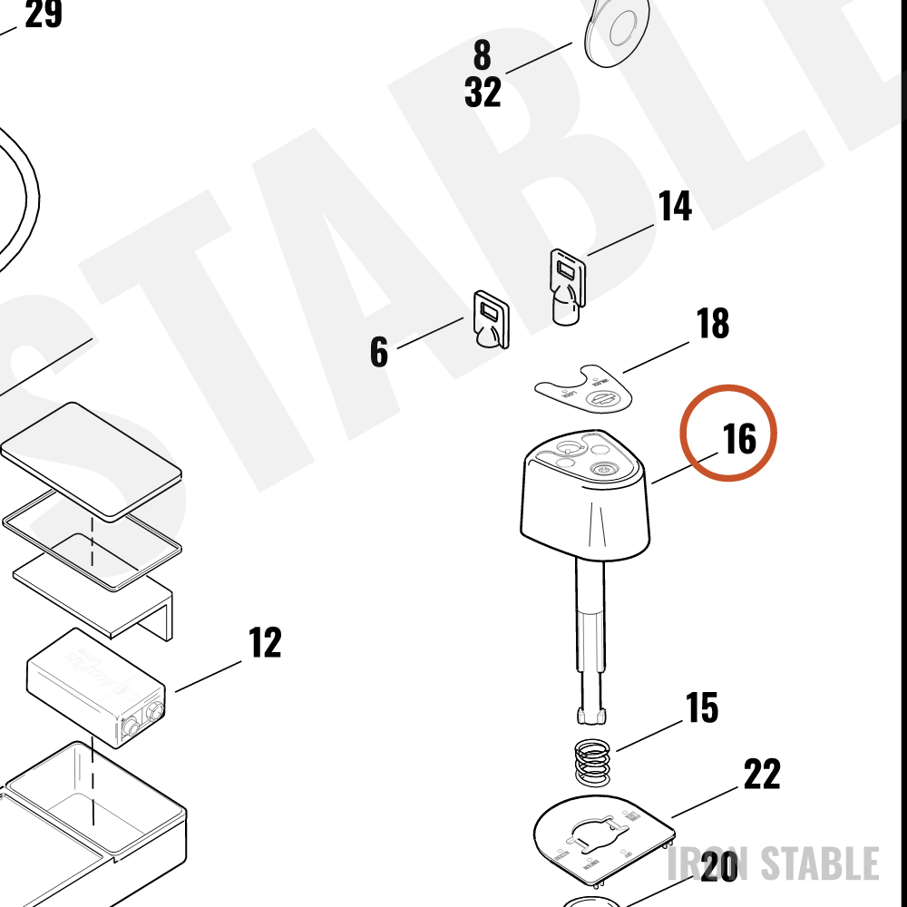 Harley-Davidson Knob Ign Sw (Req Keycode)