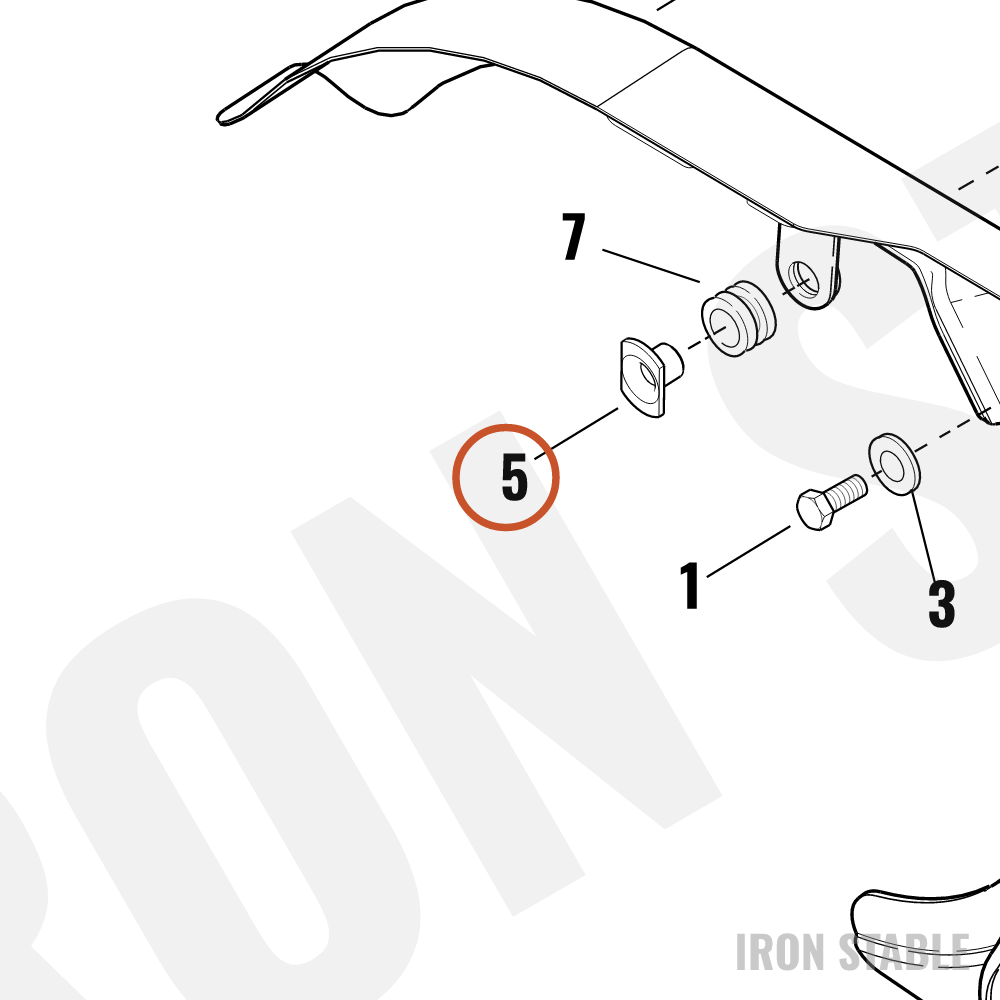 Harley-Davidson Engn Mt Bracket Sub-Component, Teenut