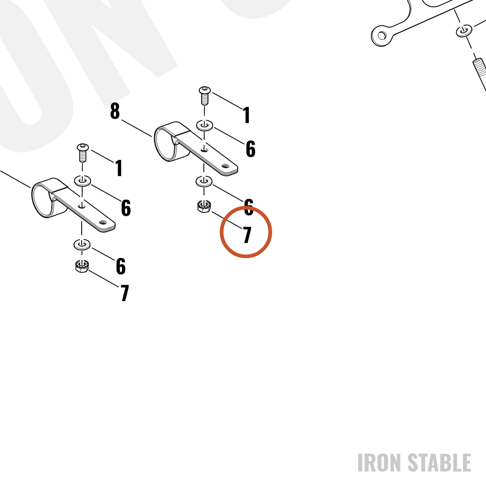 Harley-Davidson Nut Hex Lock