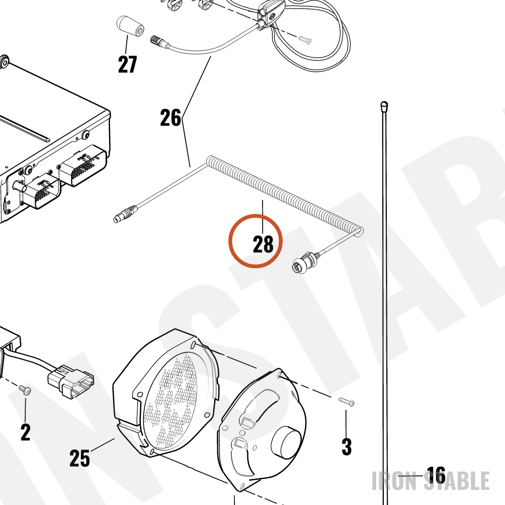 Harley-Davidson Headset Cord