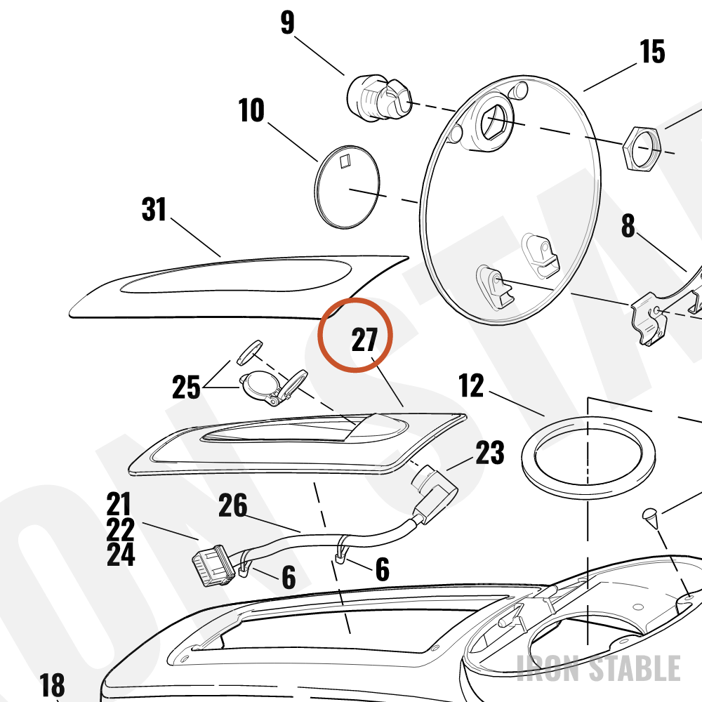 Harley-Davidson Com Sys, Rdr/Passenger, X
