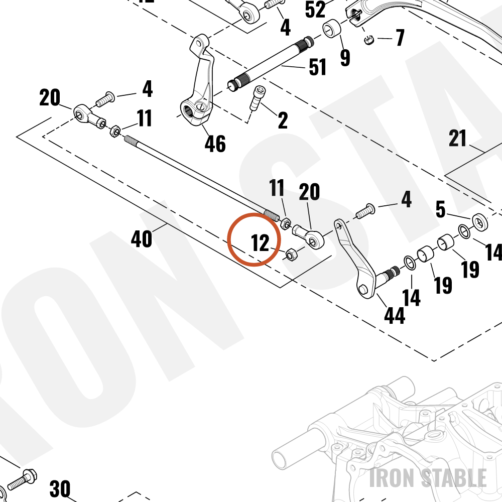 Harley-Davidson Nut, Hex, Lock