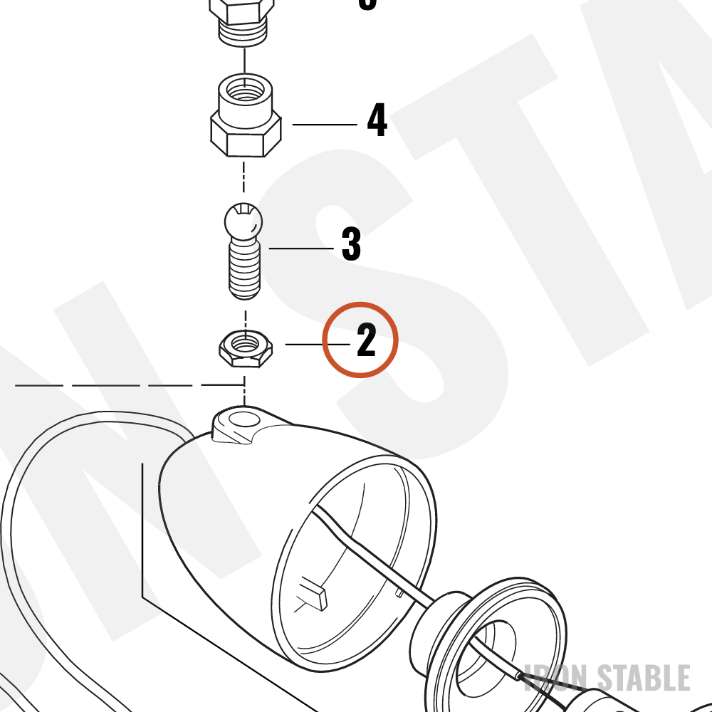 Harley-Davidson Nut, Hex Jam