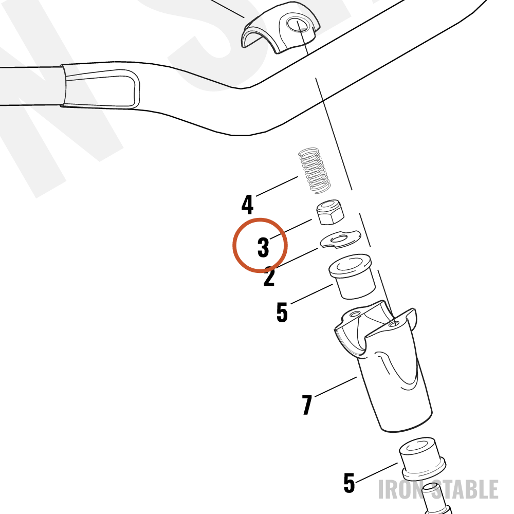 Harley-Davidson Locknut, Hex