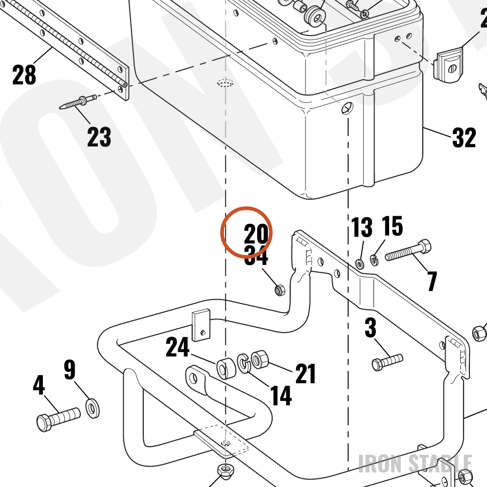 Harley-Davidson Nut Hex Lock