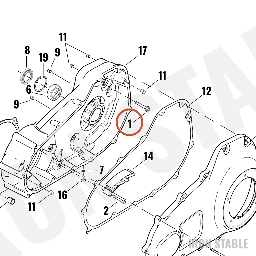Harley-Davidson Seal Bolt, 5/16