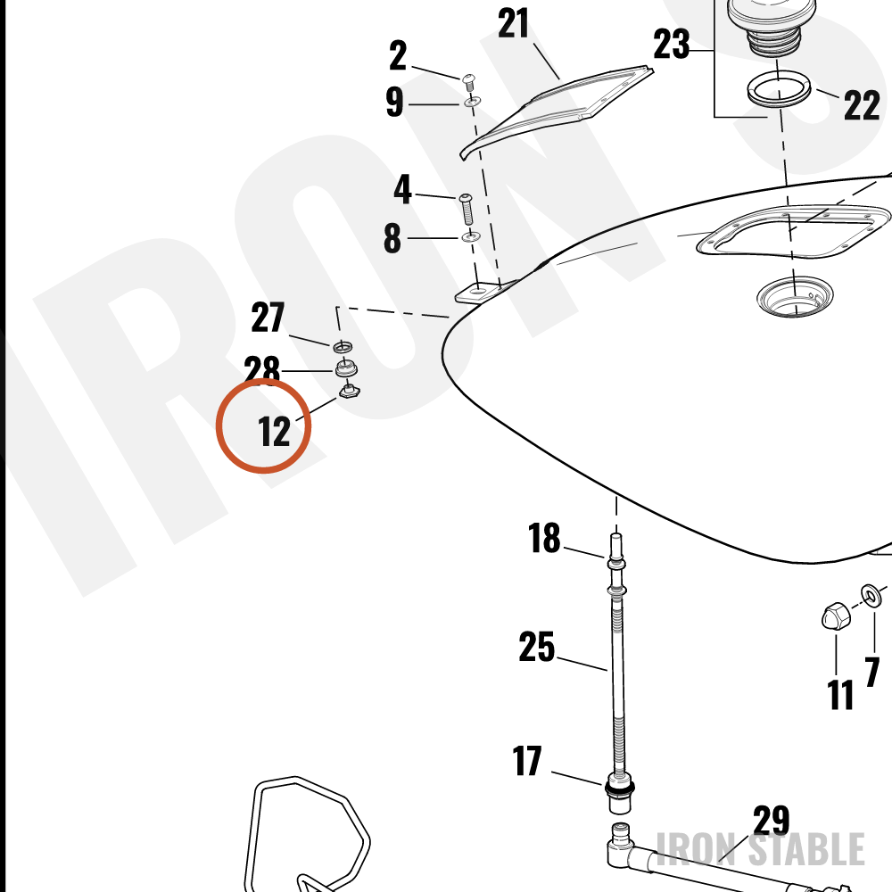 Harley-Davidson Nut, Tee
