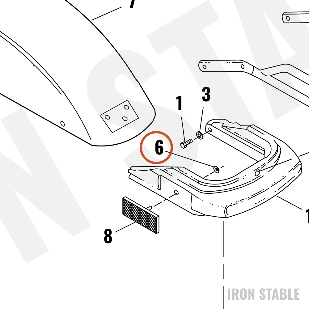 Harley-Davidson Nut, Push-On