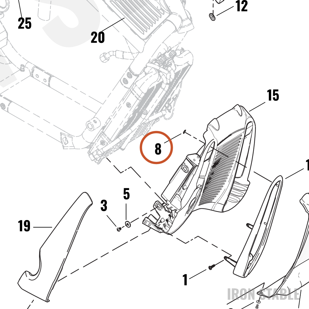 Harley-Davidson Speednut, 3/16