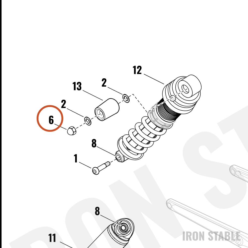 Harley-Davidson Nut, Acorn