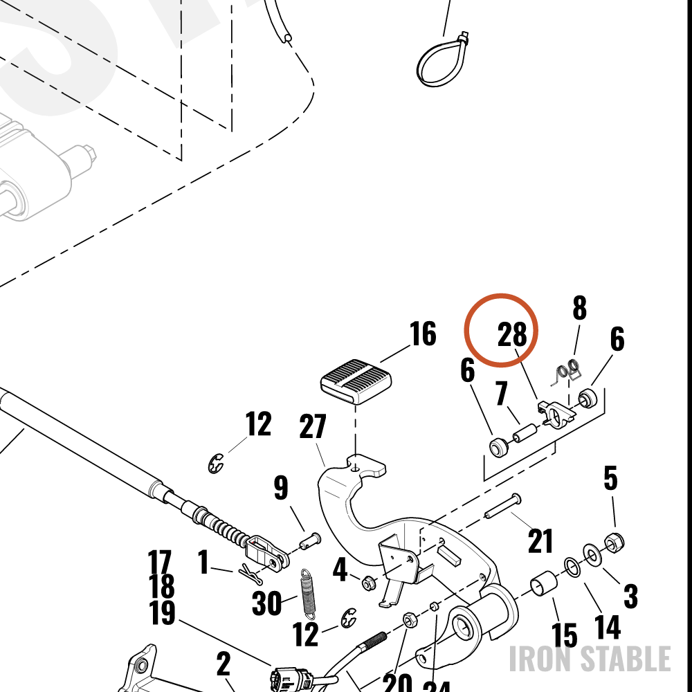 Harley-Davidson Brake, Prkg, Pawl