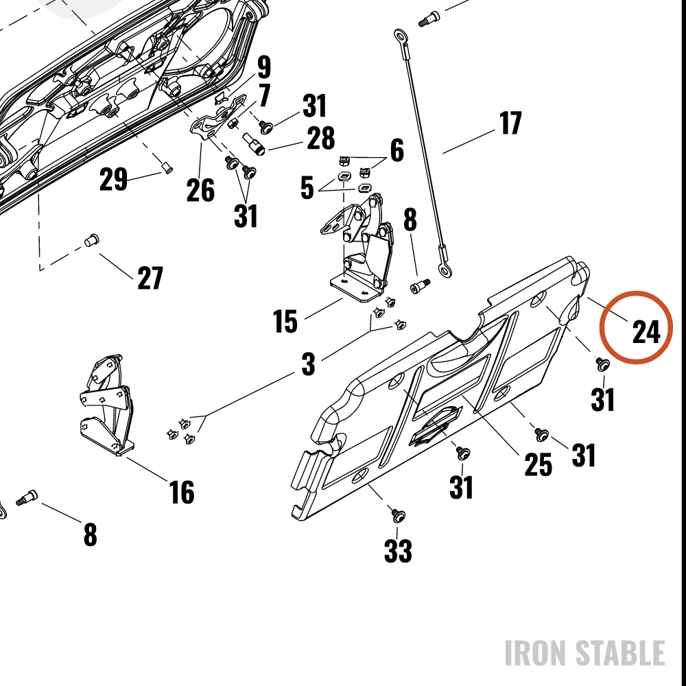 Harley-Davidson Body, Trike, Trunk Door, Cover