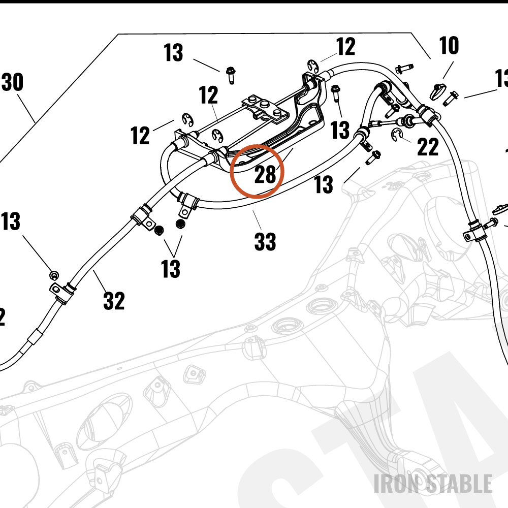 Harley-Davidson Brake, Prkg, Bracket
