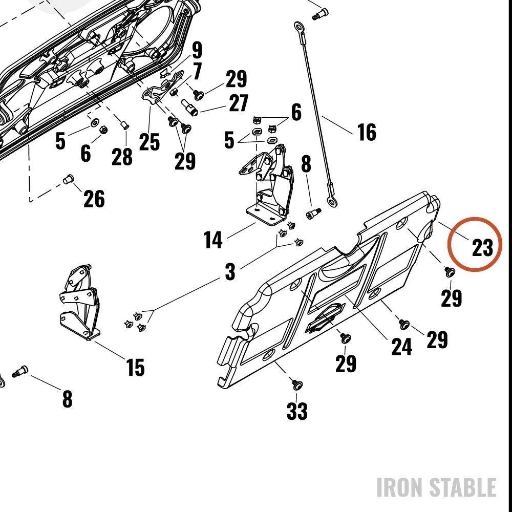 Harley-Davidson Body, Trike, Trunk Door, Cover