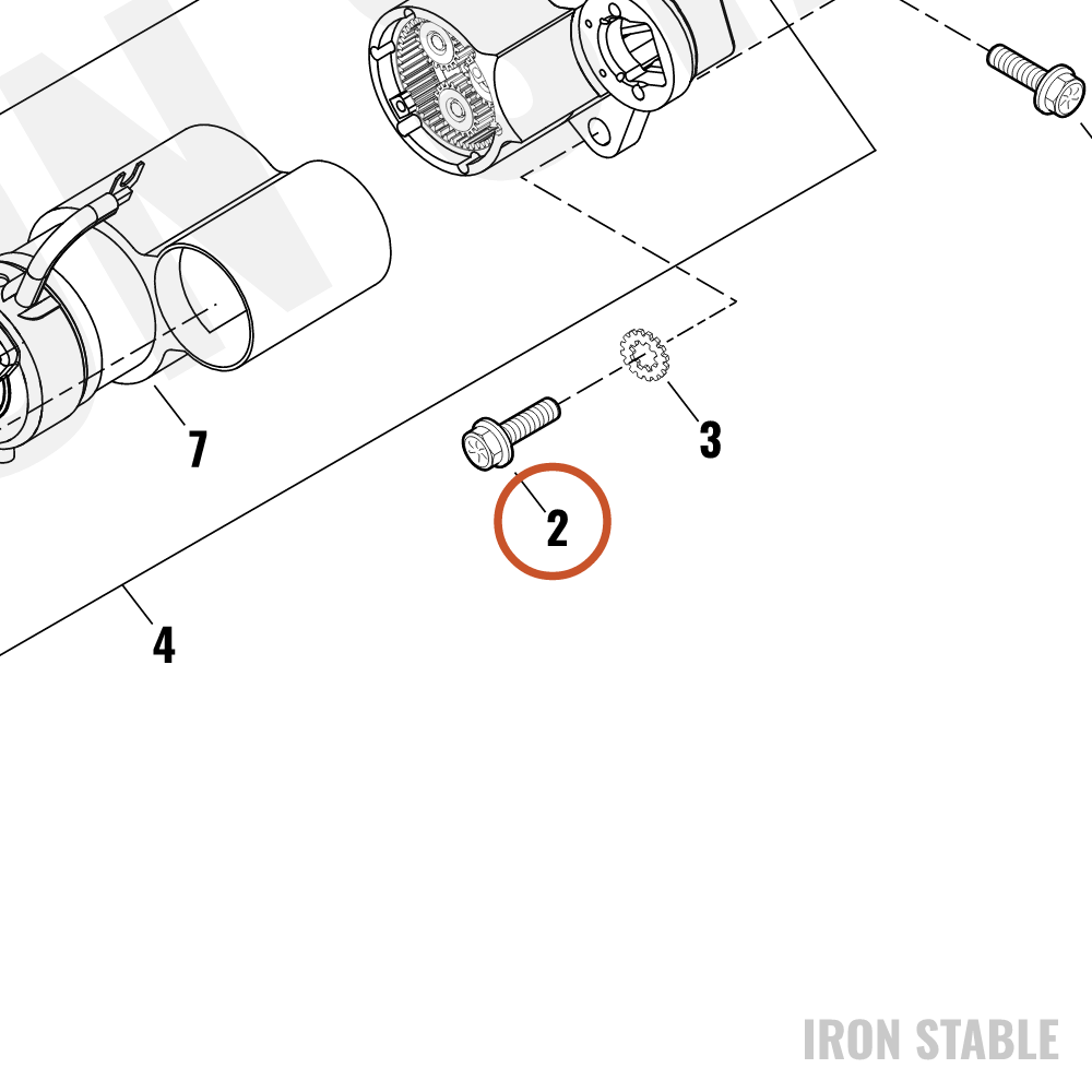 Harley-Davidson Screw, Hex, Sems/Lock