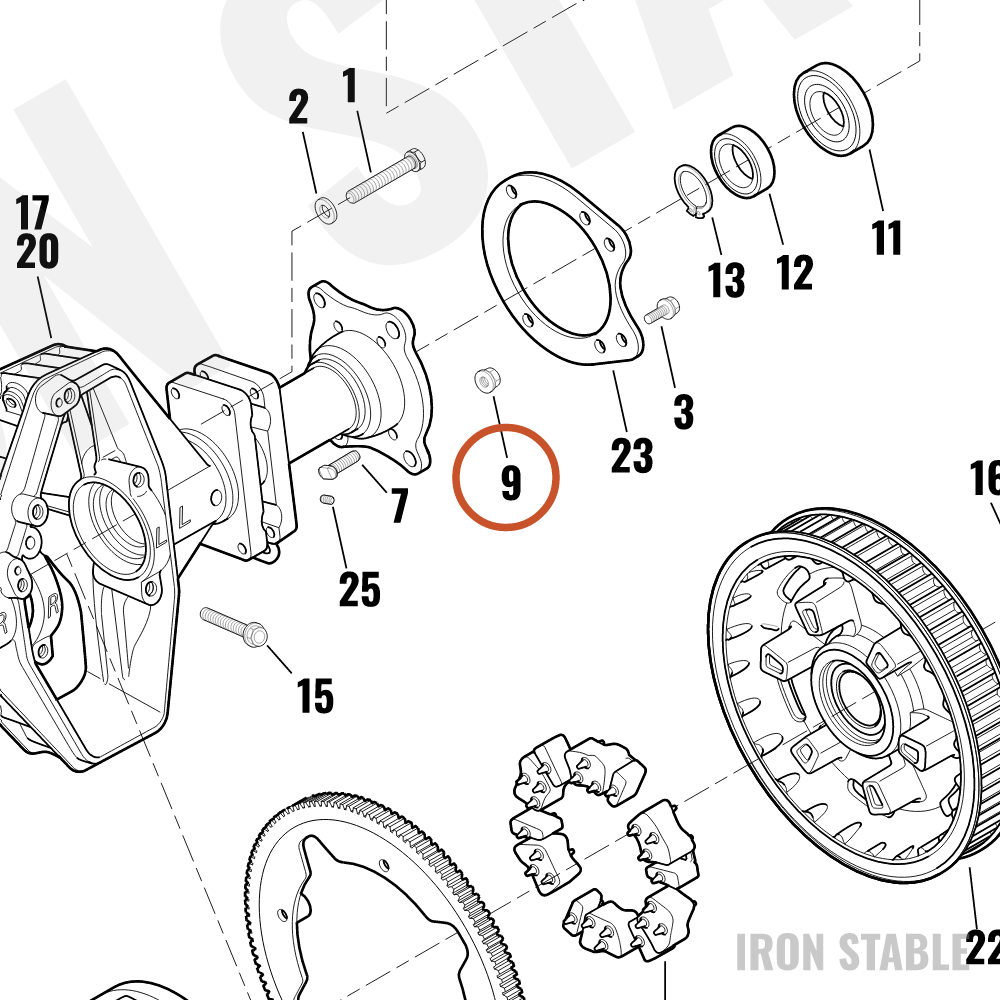 Harley-Davidson Nut, X