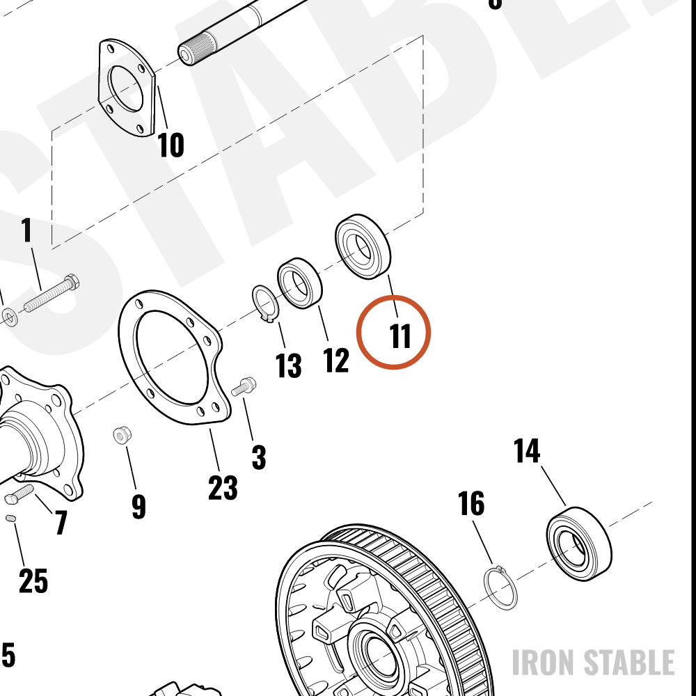 Harley-Davidson Bearing, Wheel