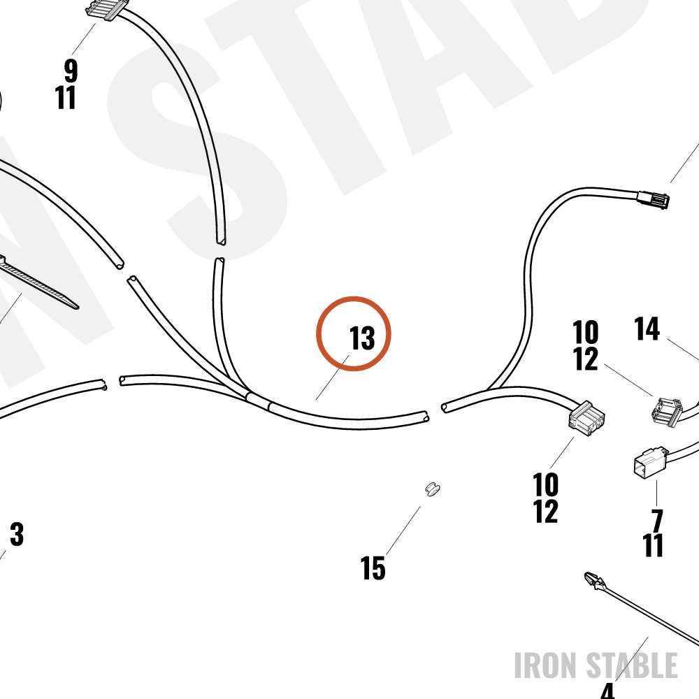 Harley-Davidson Wire Harness, Rr Lights
