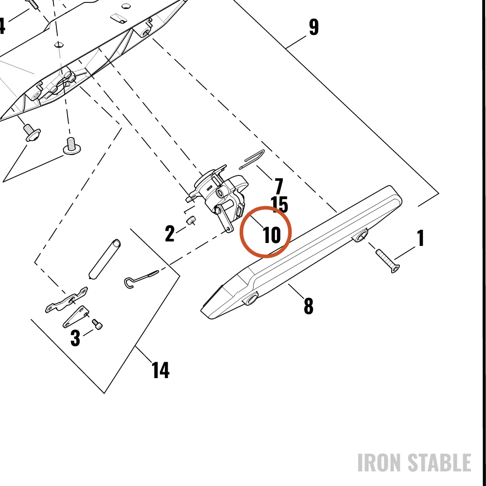 Harley-Davidson Housing Assembly, Lock