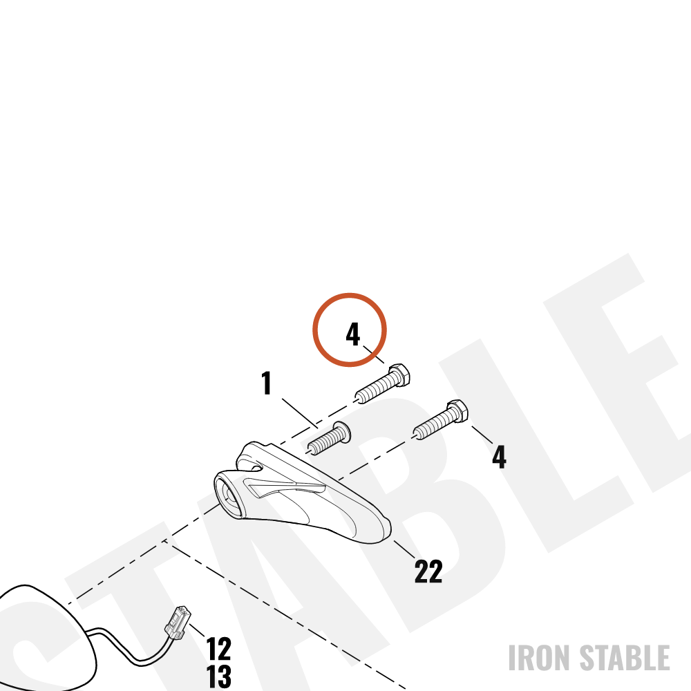 Harley-Davidson Screw, Hex, Cap, Lock