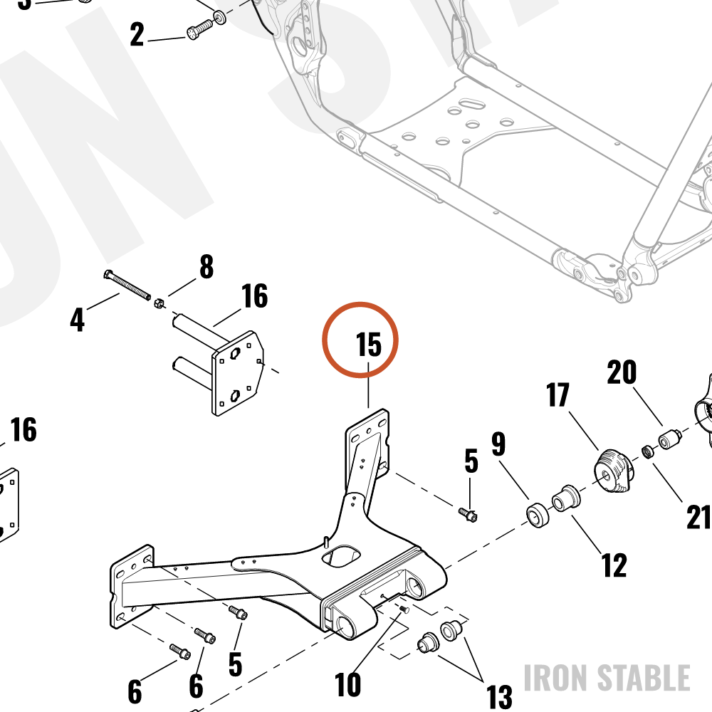 Harley-Davidson Swingarm, Rr