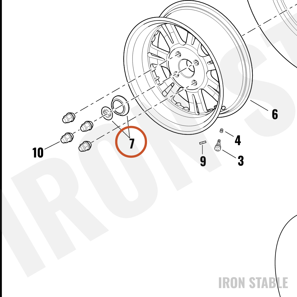 Harley-Davidson Center Cap Assembly, Rr Whl/Flhtcutg