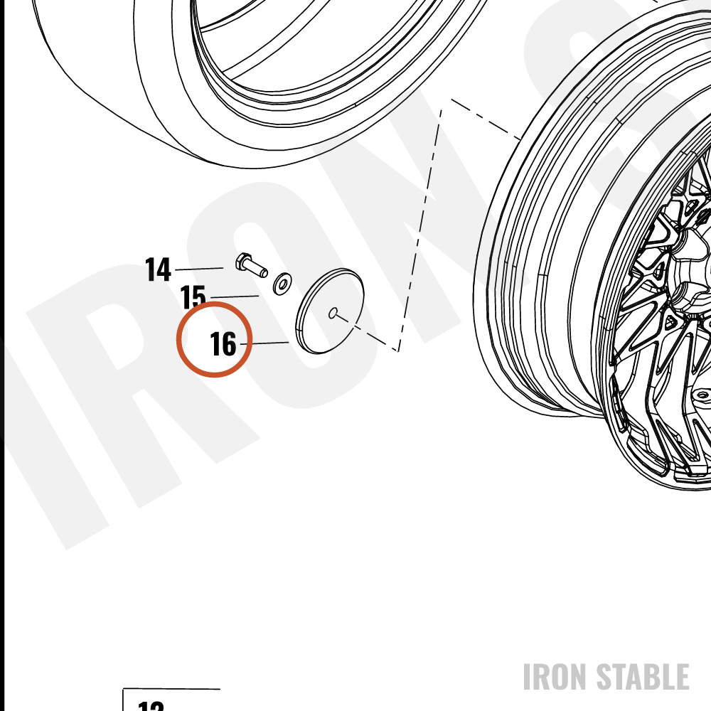 Harley-Davidson Penter Cap, Clamp