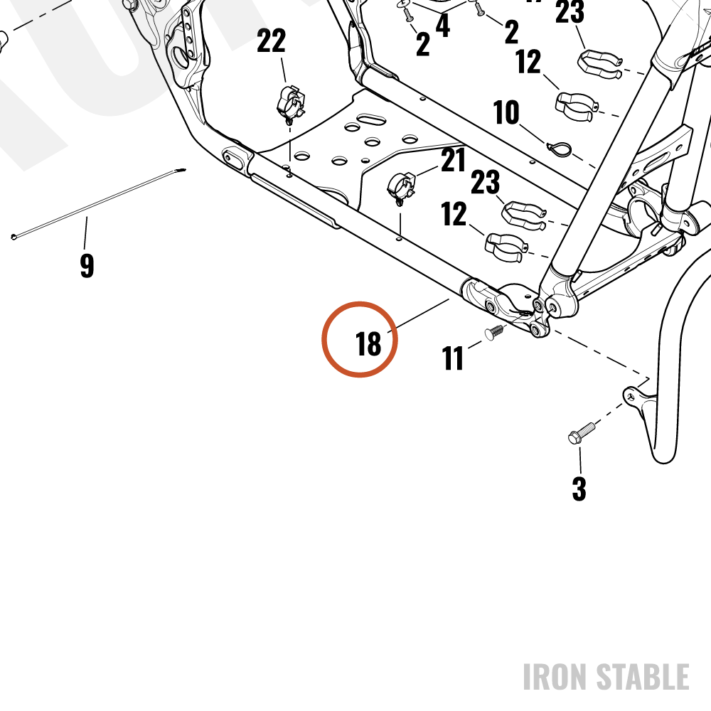 Harley-Davidson Kit-Service, Main Frame