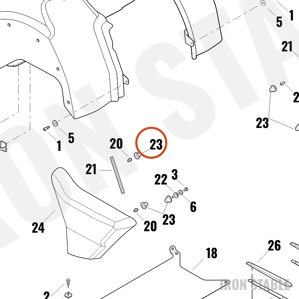 Harley-Davidson Grommet, Sdcvr