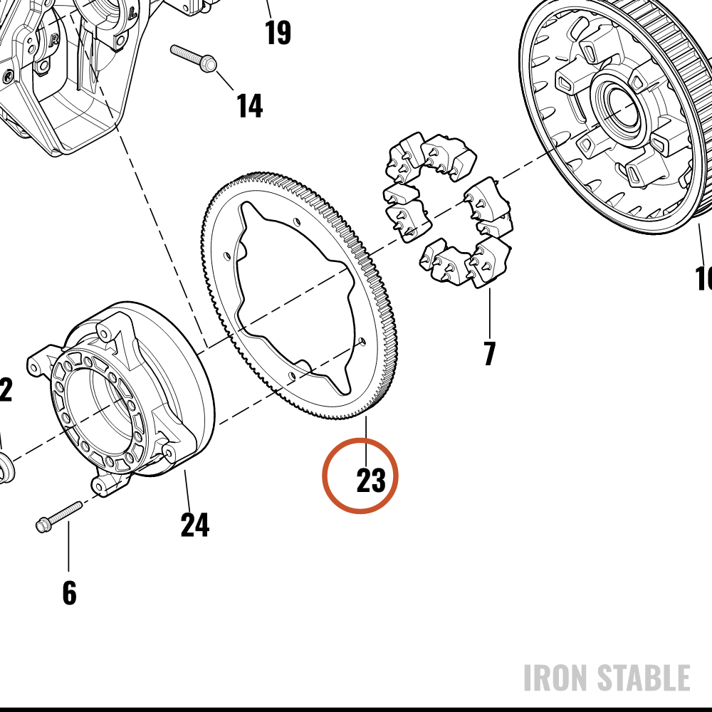Harley-Davidson Mach'd-Ring Gear
